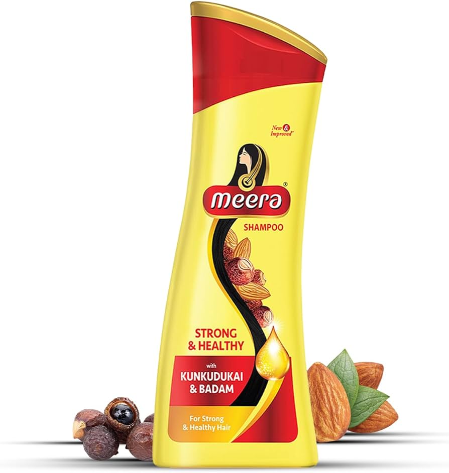 Meera Hairfall Care Shampoo Kunkundukai & Badam