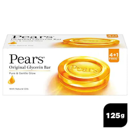 Pears Pure & Gentle Glow Original Glycerine Bathing Soap (5N x 125 g)