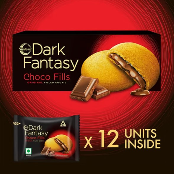 Sunfeast Dark Fantasy Choco Fills Cookies 69 g