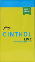 Cinthol Lime Refreshing Deo Soap 150 g (Pack of 5)