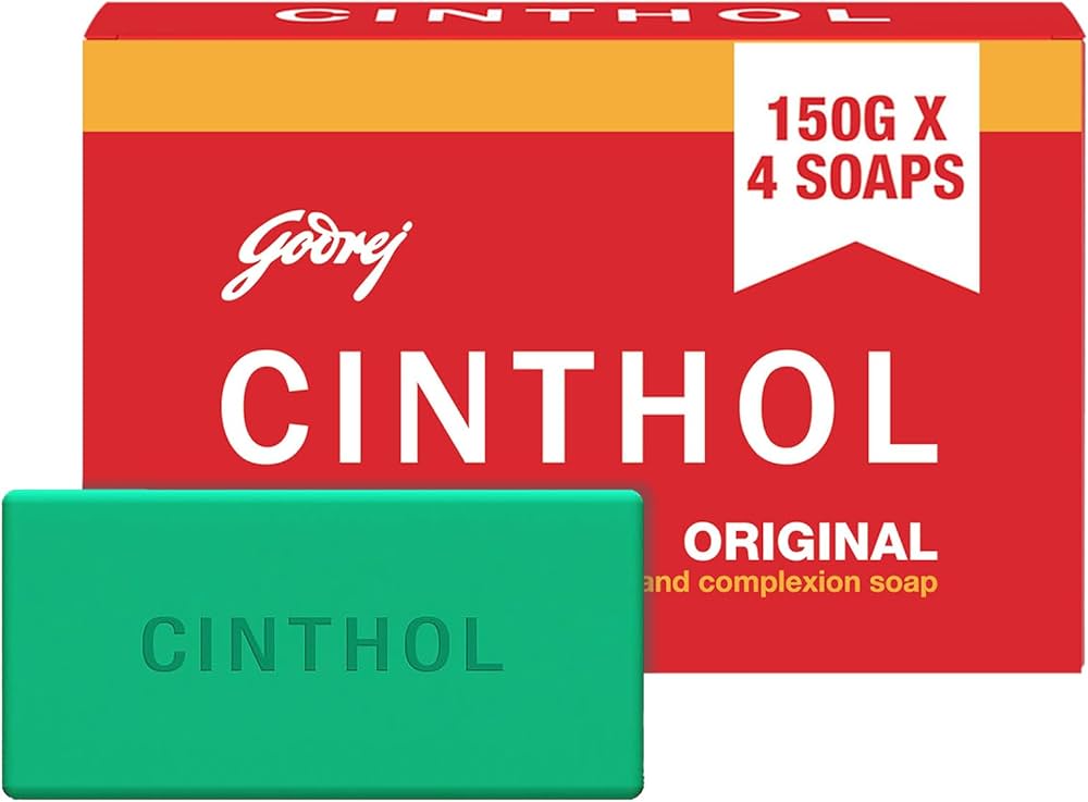 Godrej Cinthol Original Deo & Complexion Soap 150 g (Pack of 4)